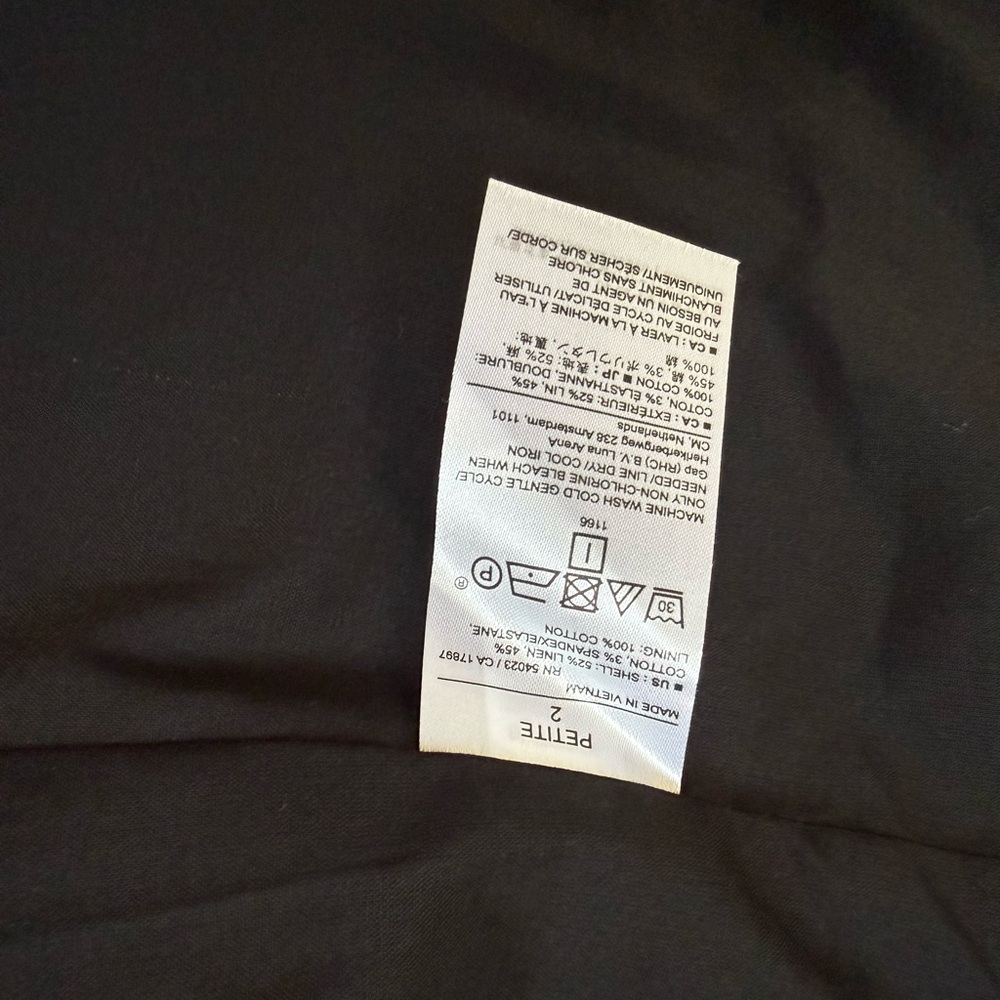 Banana Republic Classic Black Women's Blazer Business Casual Petite - Picture 3 of 3